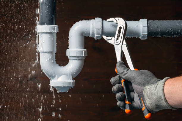 Professional Sewer Line Repair technician working in Trenton, FL